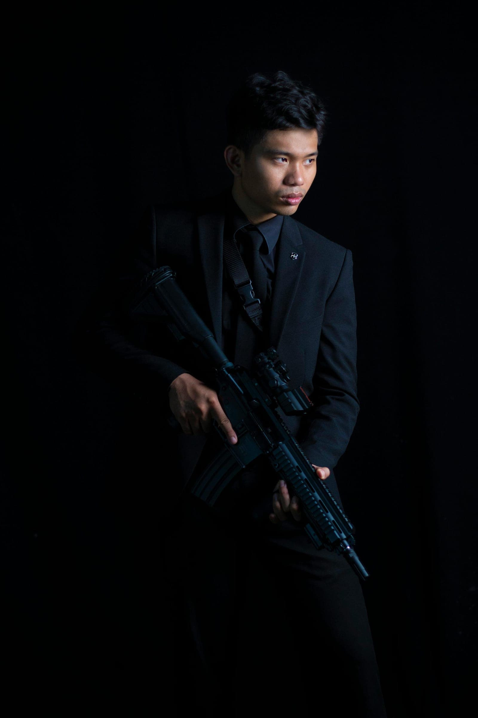 Security professional in uniform